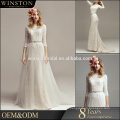 OEM ODM customized white wedding gowns